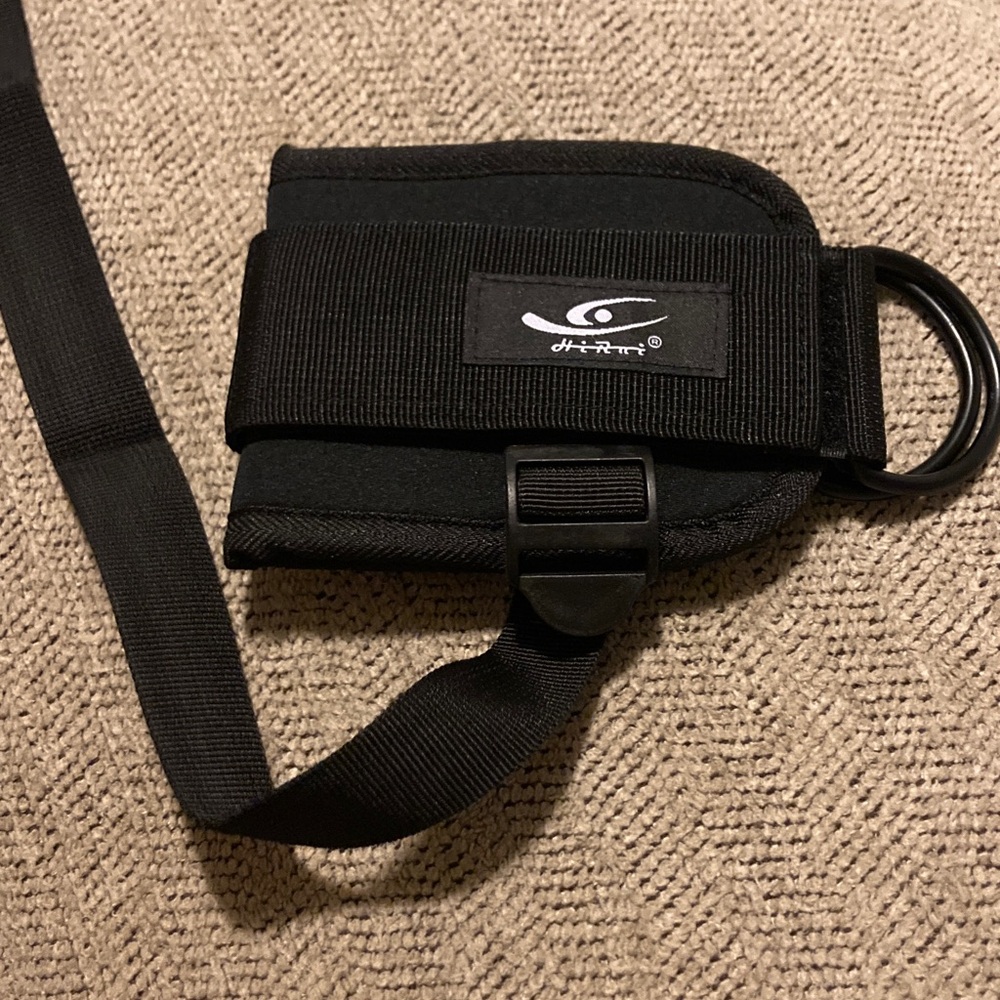Black Neoprene Ankle Strap